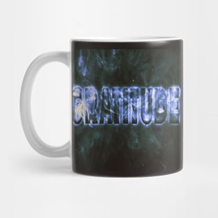 GRATITUDE | COOL TYPOGRAPHY ART Mug